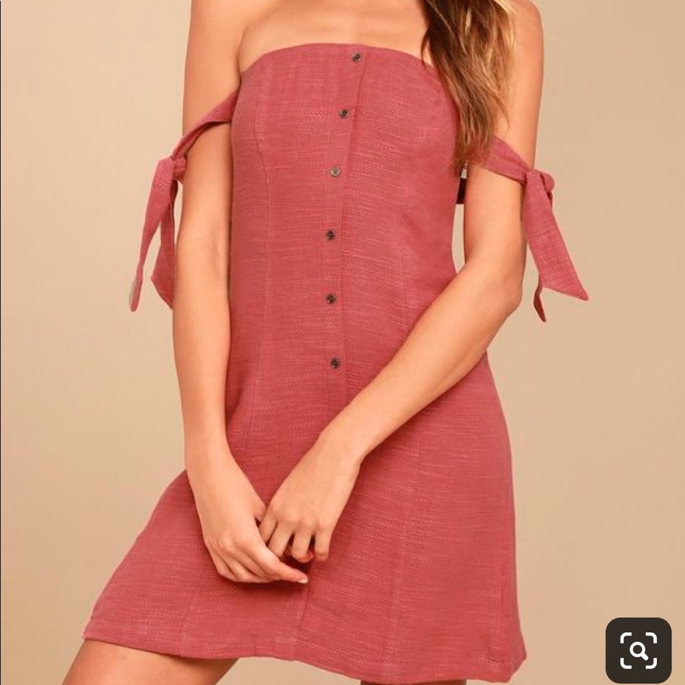 Astr dress in blue off he shoulder